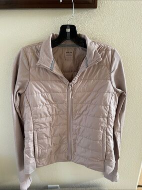 Prana Quilted Lightweight Jacket in Dusty Rose Small